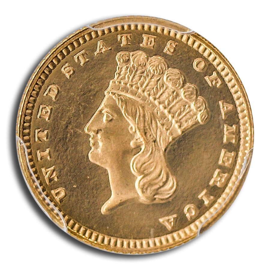 1882 $1 Indian Head Gold PR-66 DCAM PCGS