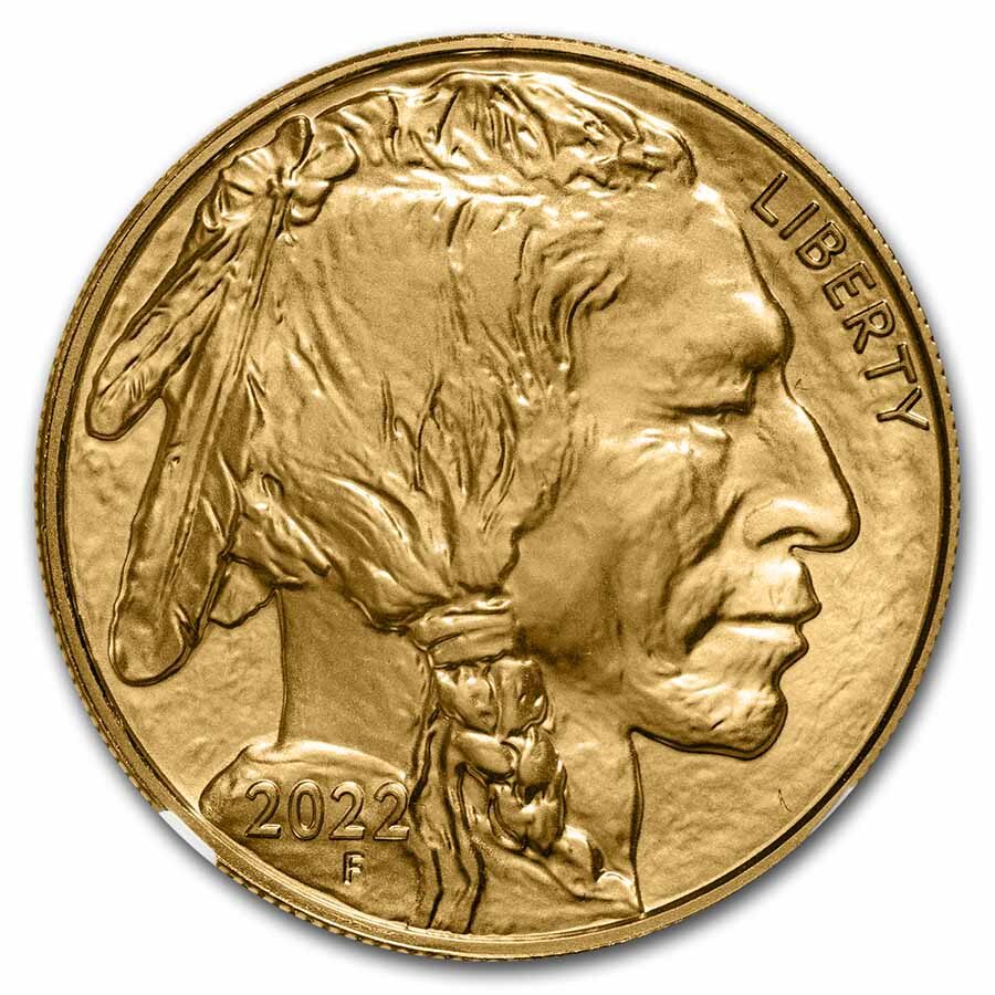 2022 1 oz Gold Buffalo MS-70 NGC (Early Release, Buffalo Label)
