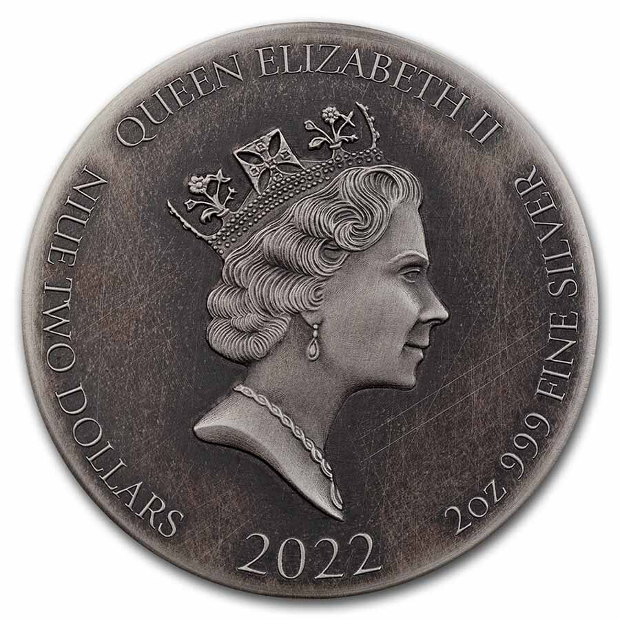 2022 2 oz Silver Coin - Biblical Series (Cleansing the Temple)