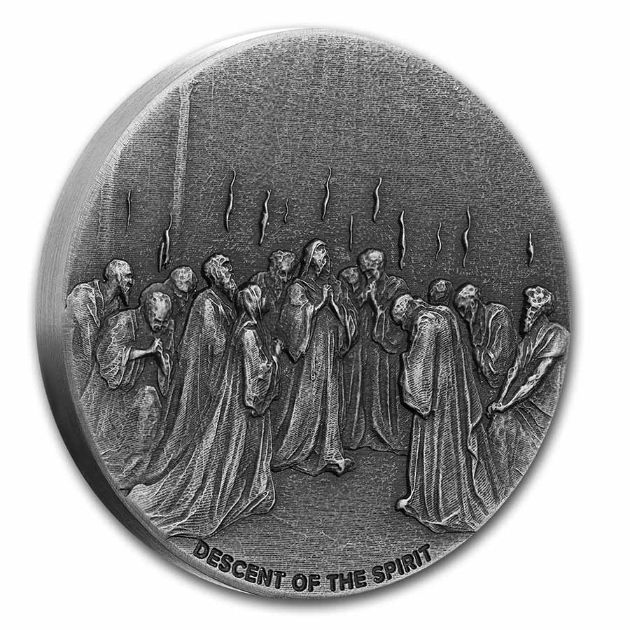 2022 2 oz Silver Coin - Biblical Series (Descent of the Spirit)