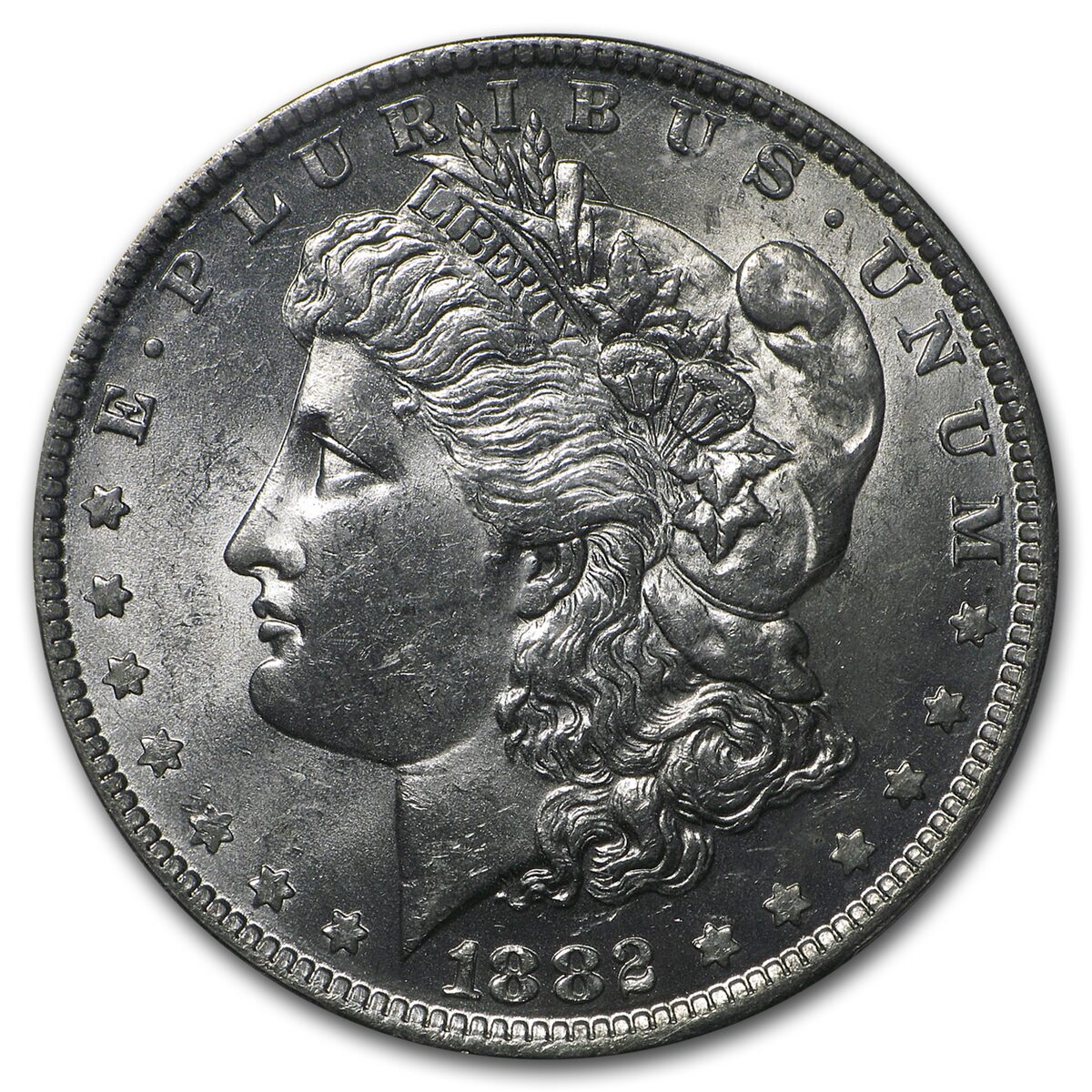 1882-O/S Morgan Dollar MS-62 PCGS (Strong)