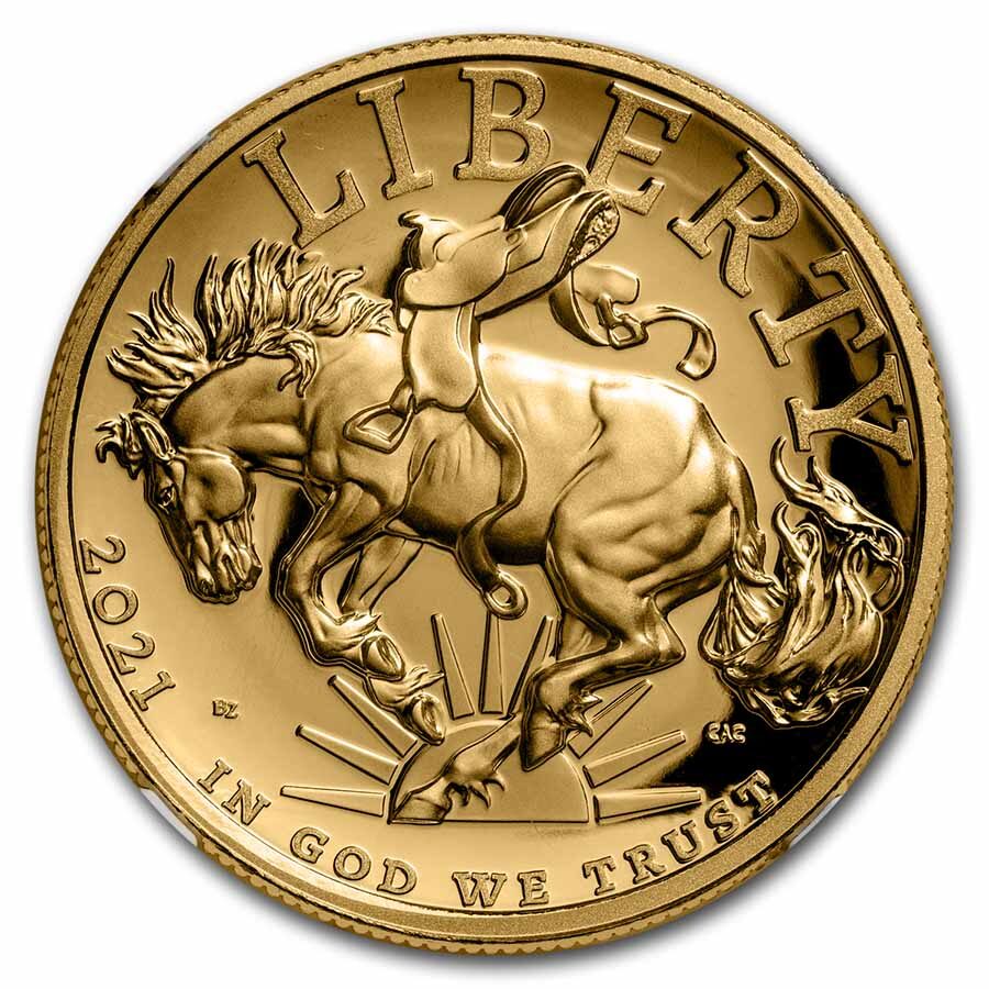 2021-W 1 oz HR American Liberty Gold PF-70 NGC (Early Releases)