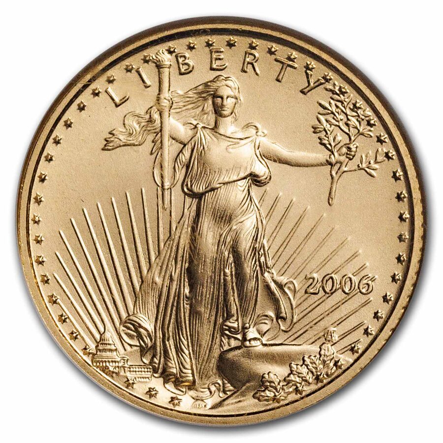 2006 1/10 oz American Gold Eagle MS-70 NGC (FirstStrike®)