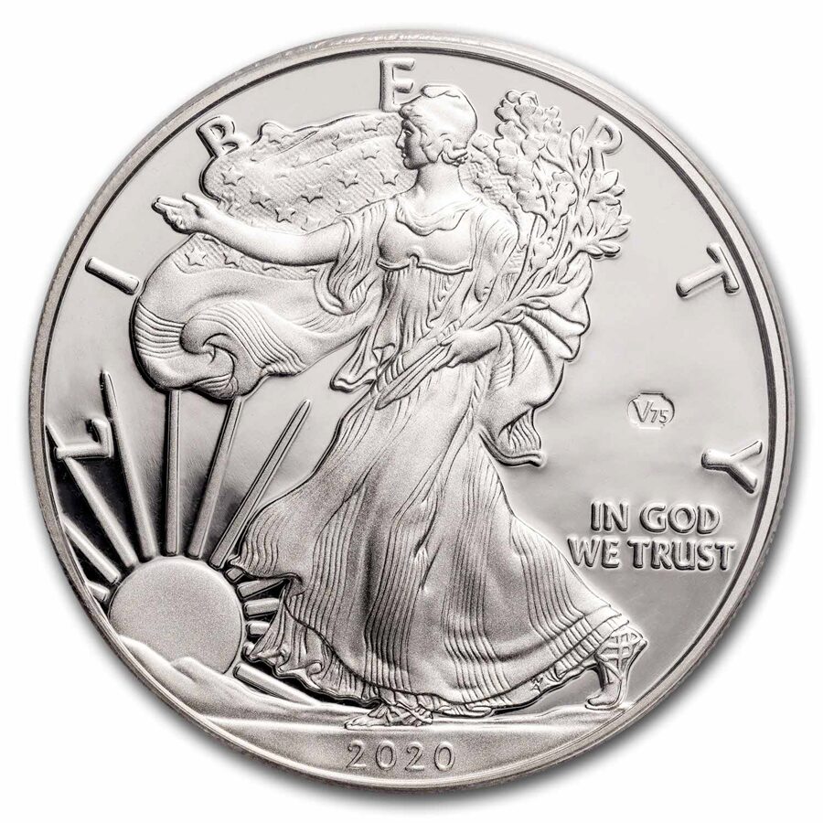 2020-W Proof Silver Eagle PR-70 PCGS (V75 Privy)