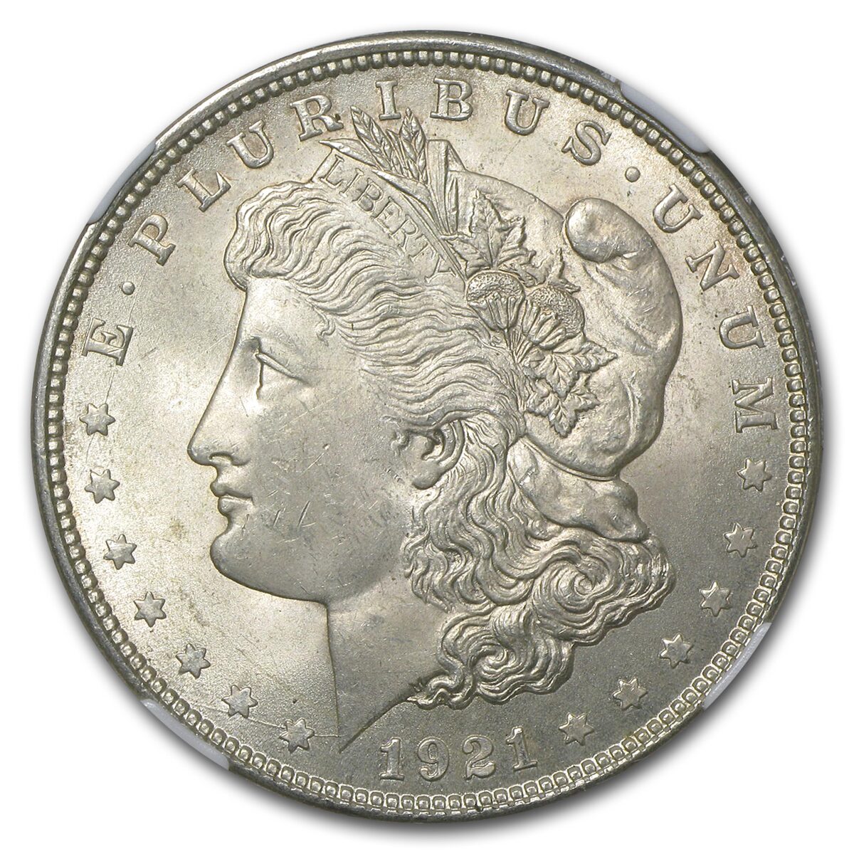 1921 Morgan Dollar MS-64 NGC