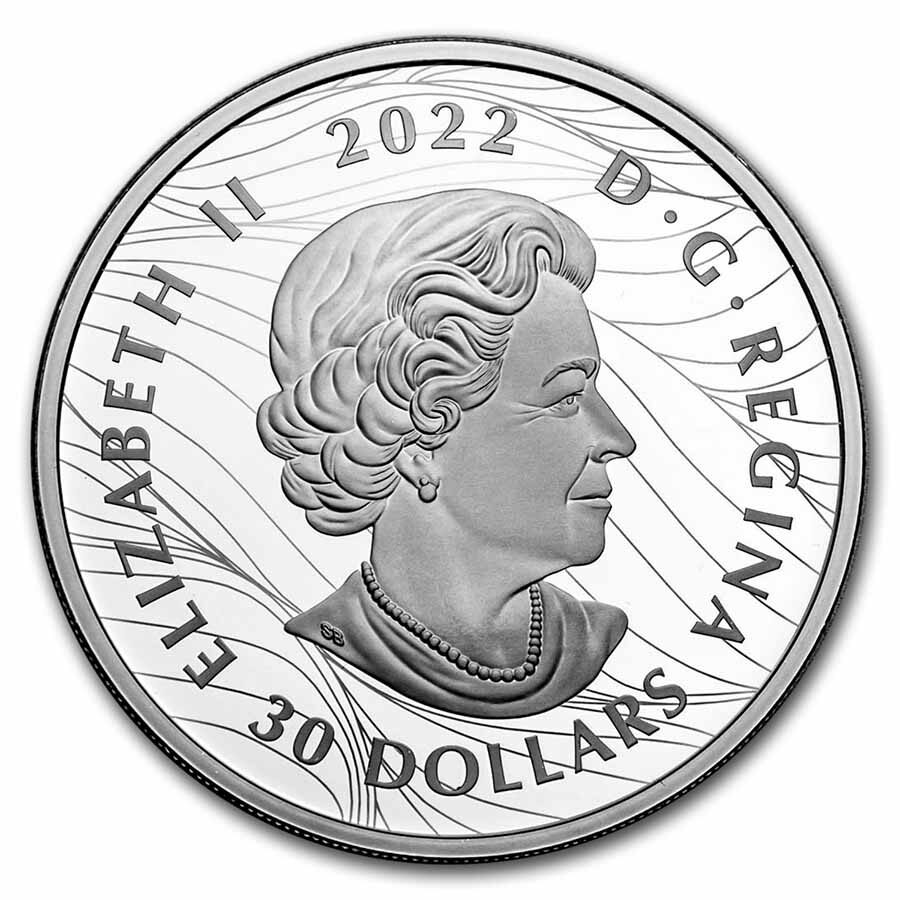 2022 RCM 2 oz Silver $30 Visions of Canada