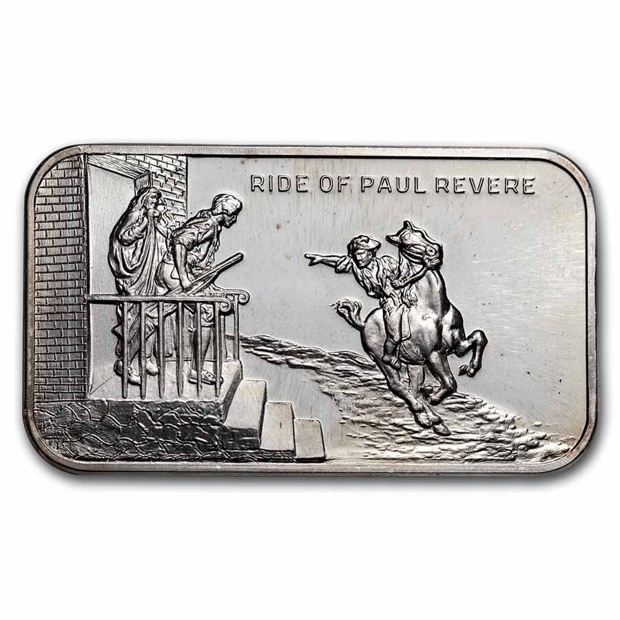 1 oz Silver Art Bar - United States Coinage Corp. (Random Motif)