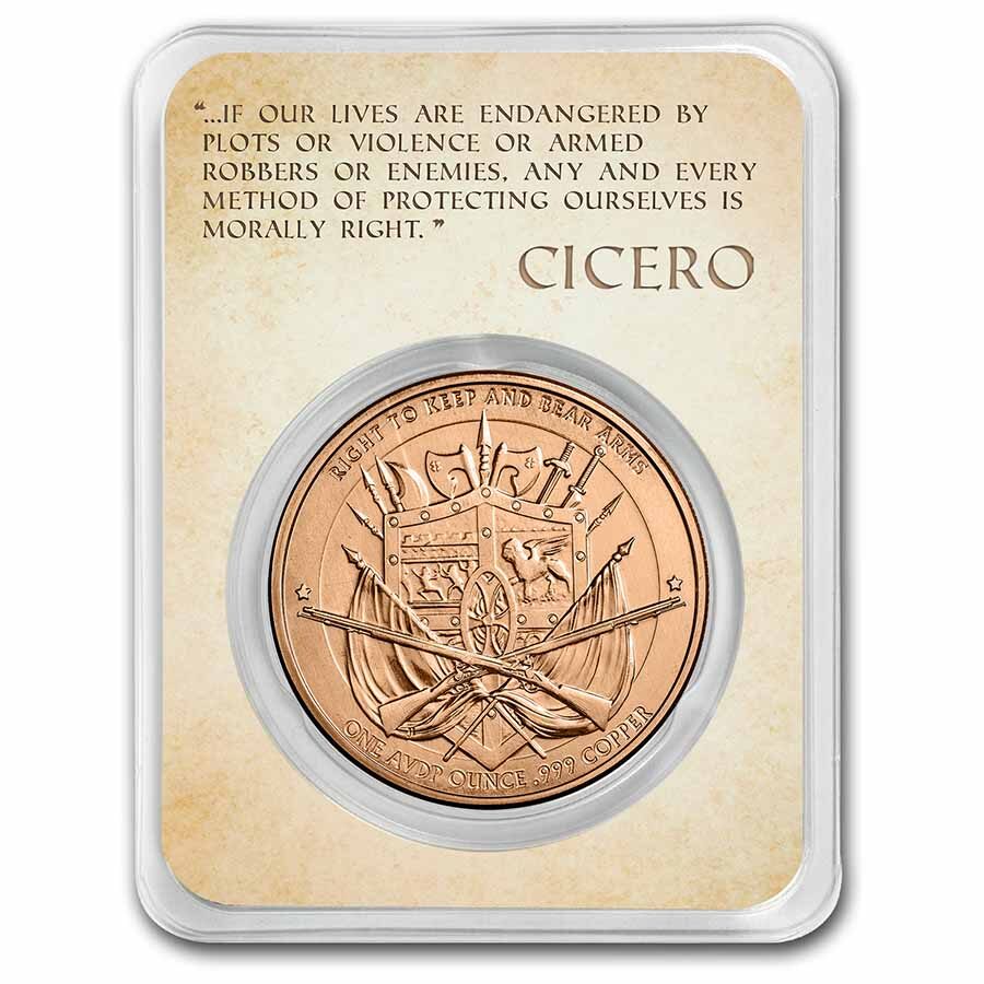 1 oz Cu in TEP - Founders of Liberty: Cicero | Keep & Bear Arms