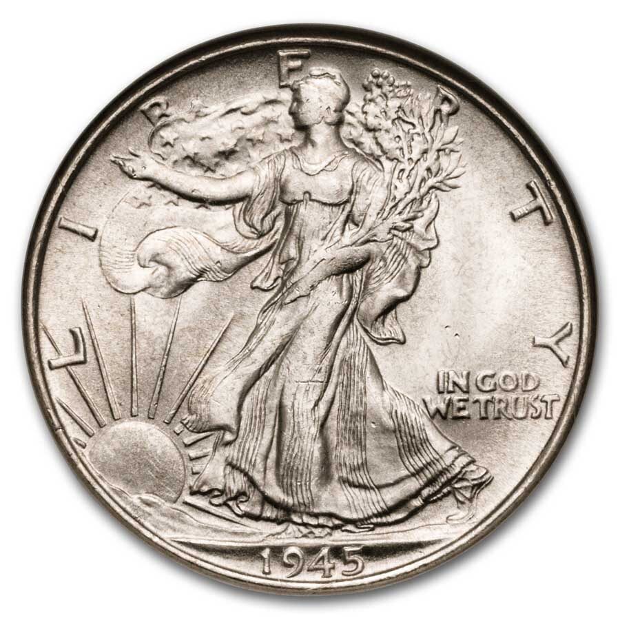 1945-S Walking Liberty Half Dollar MS-65 NGC