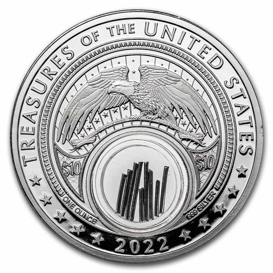 2022 1 oz Silver Treasures of the U.S. Missouri Lead (Box/COA)