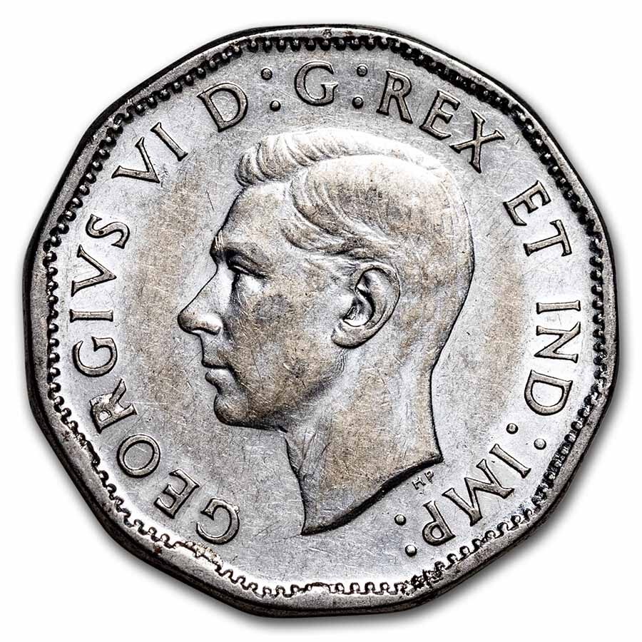 1945 Canada Steel "Victory" 5 Cents AU