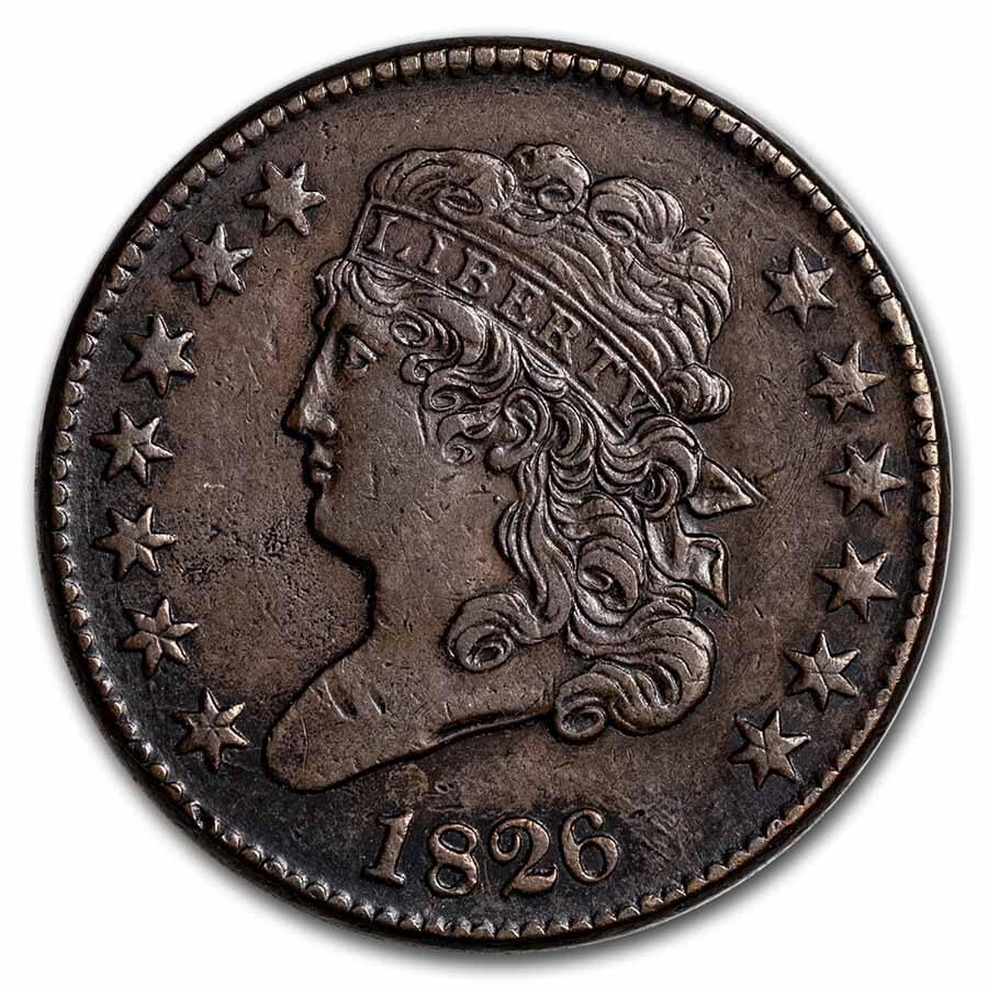 1826 Half Cent AU