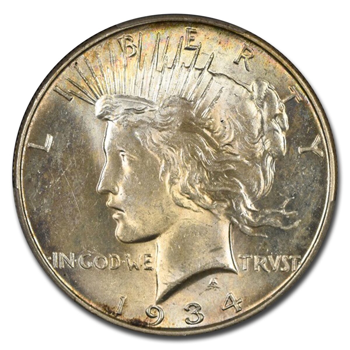 1934 Peace Dollar MS-63 PCGS