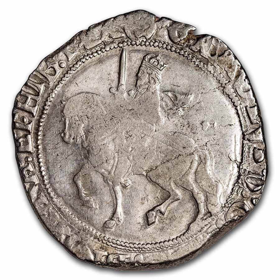 1625-1649 Great Britain Silver Half Crown Charles I VF