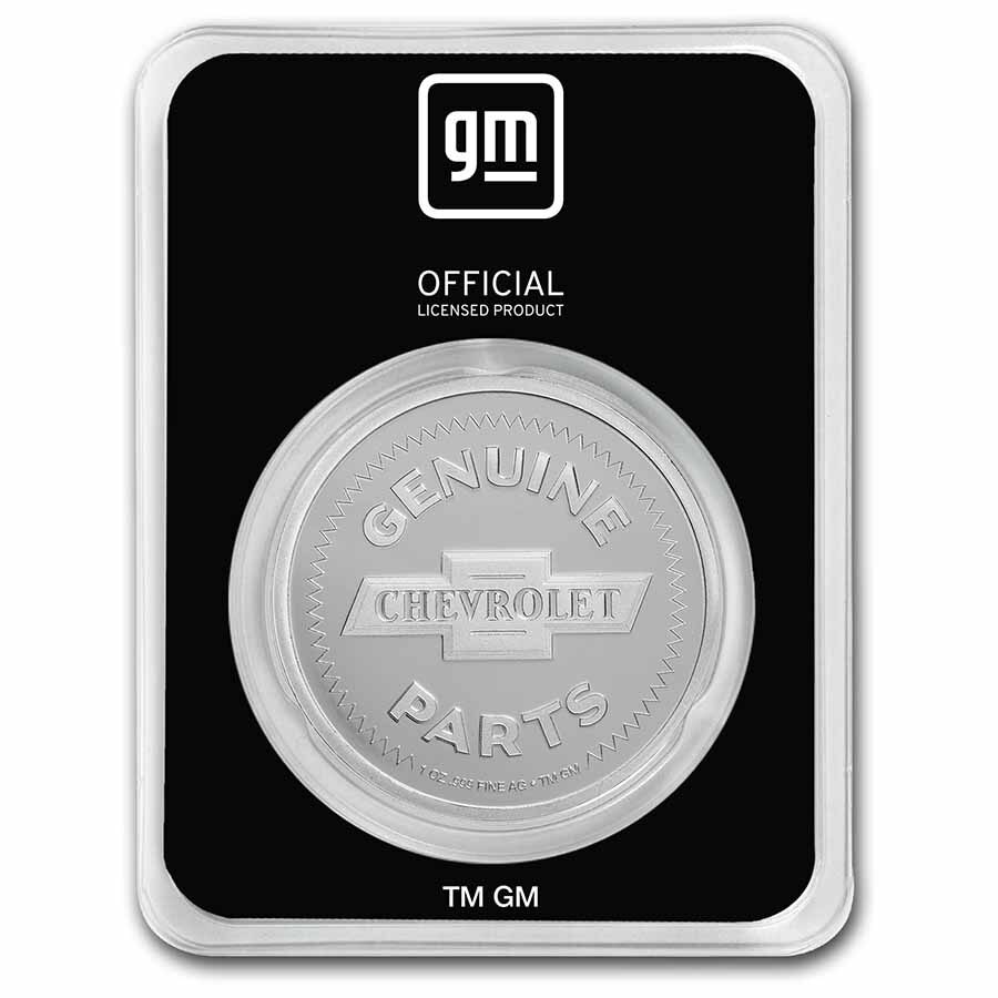 Chevrolet Genuine Parts Logo (1934-1940) 1 oz Silver w/ TEP