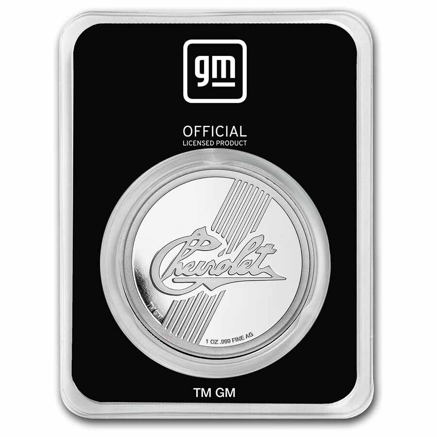 Chevrolet Original Logo (1911-1914) 1 oz Silver w/ TEP