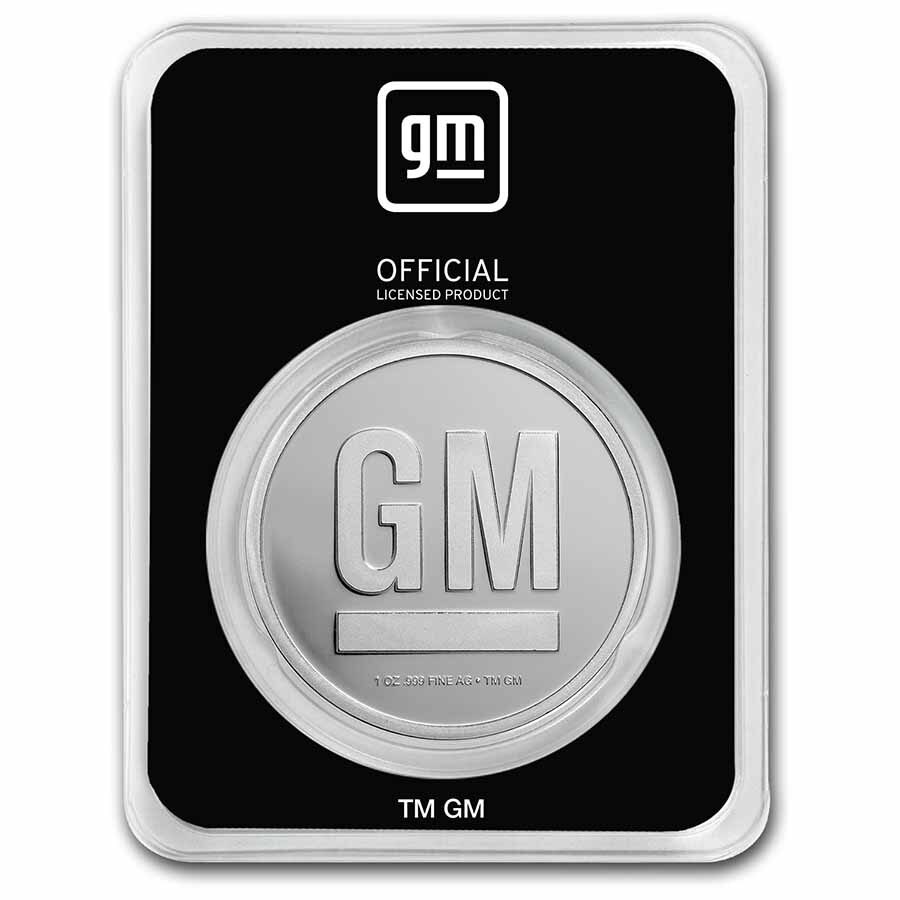 General Motors Logo (1967-2021) 1 oz Silver w/TEP