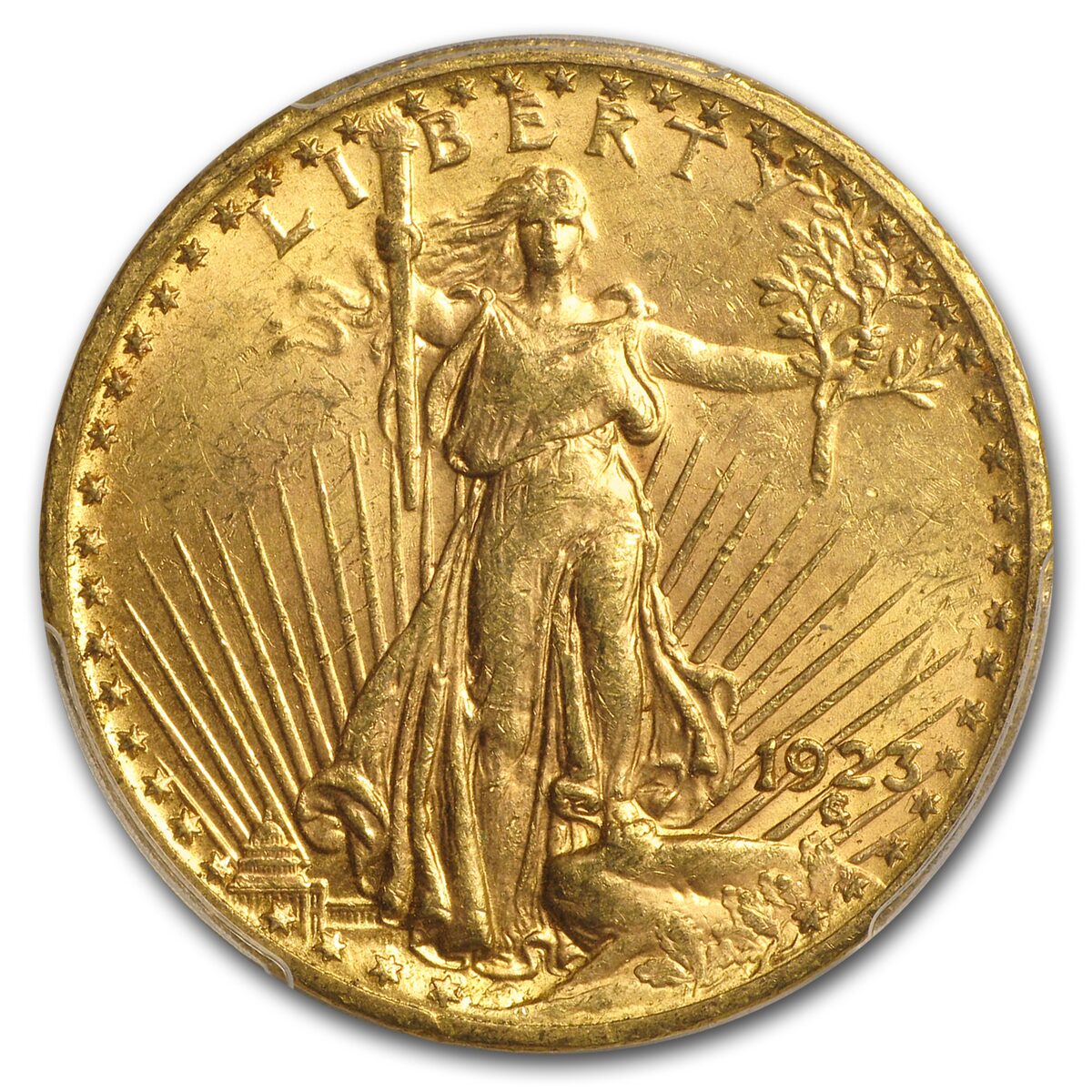 1923 $20 St Gaudens Gold Double Eagle MS-62 PCGS