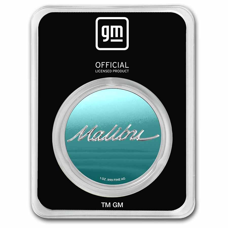 Chevrolet Malibu Colorized 1 oz Silver w/ TEP