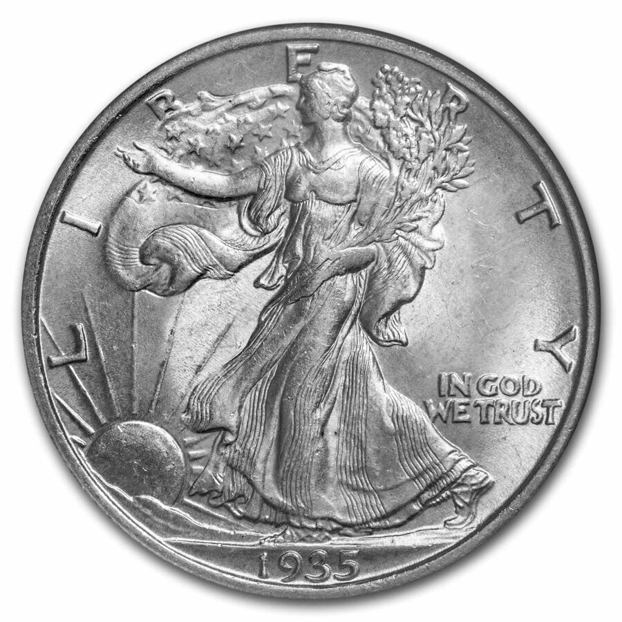 1935 Walking Liberty Half Dollar MS-63 NGC