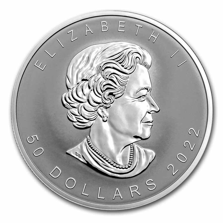 2022 Canada 5 oz Silver $50 Maple Leaf Proof (UHR)