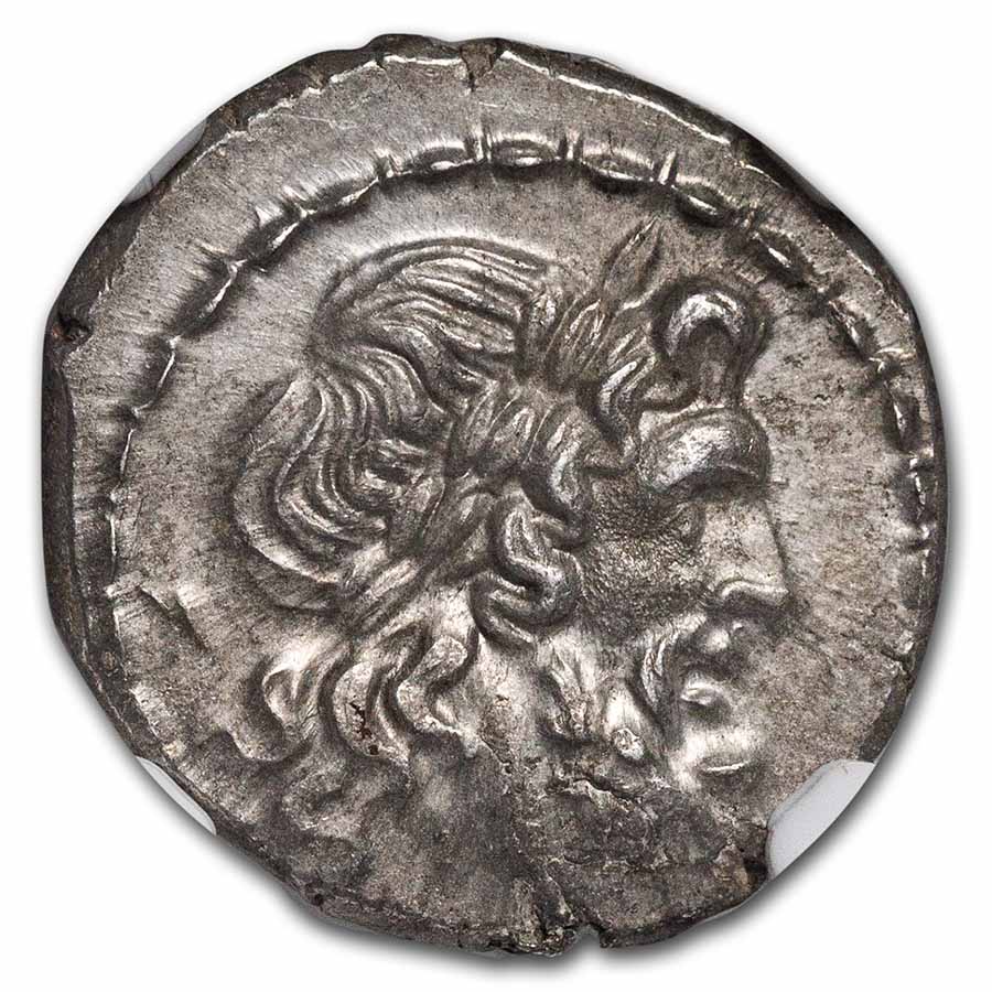 Roman Republic-L AR Victoriatus (c. 211-208 BC) MS NGC (Cr-97/1b)