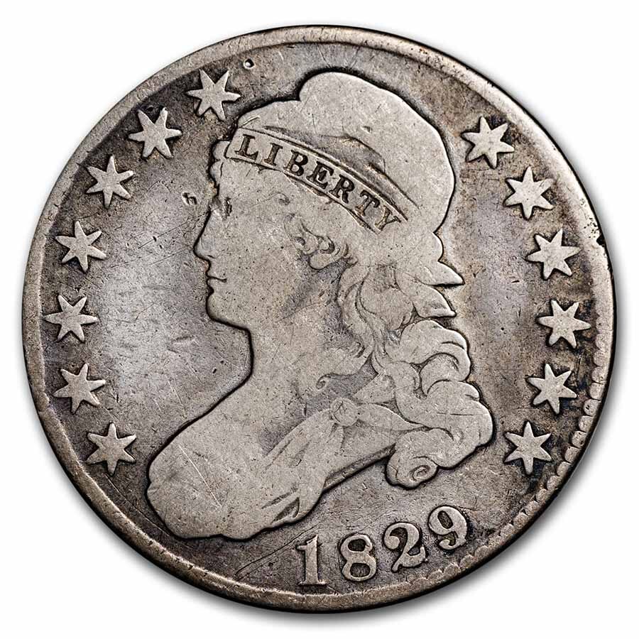 1829/7 Bust Half Dollar Fine