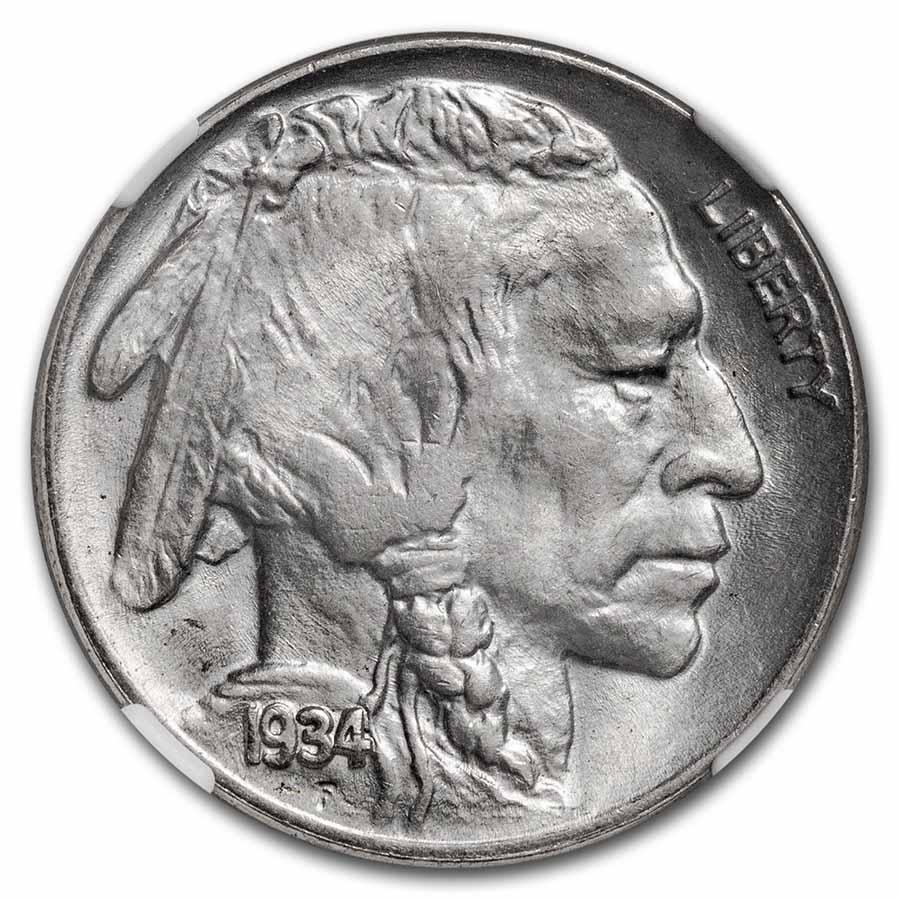 1934 Buffalo Nickel MS-66 NGC