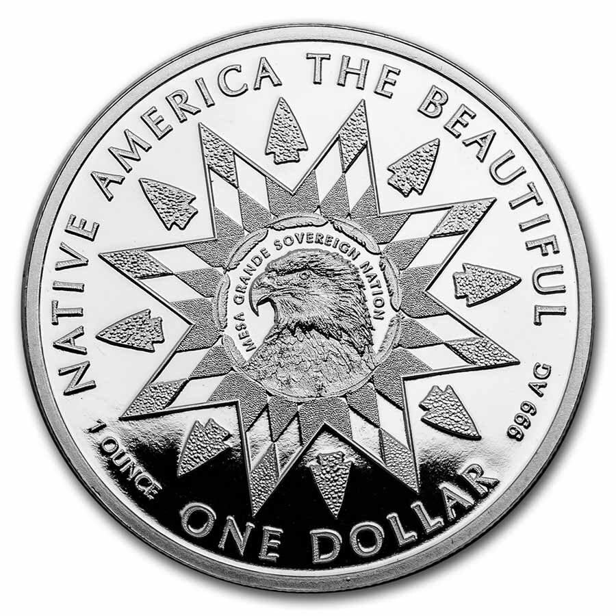 2022 1 oz Silver NATB Oregon Mt. Hood National Forest (Box/COA)