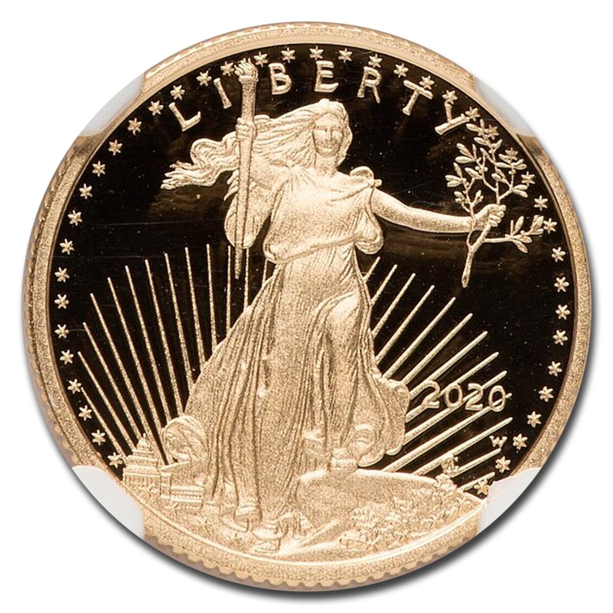 2020-W 1/10 oz Proof Gold Eagle PF-70 UCAM NGC