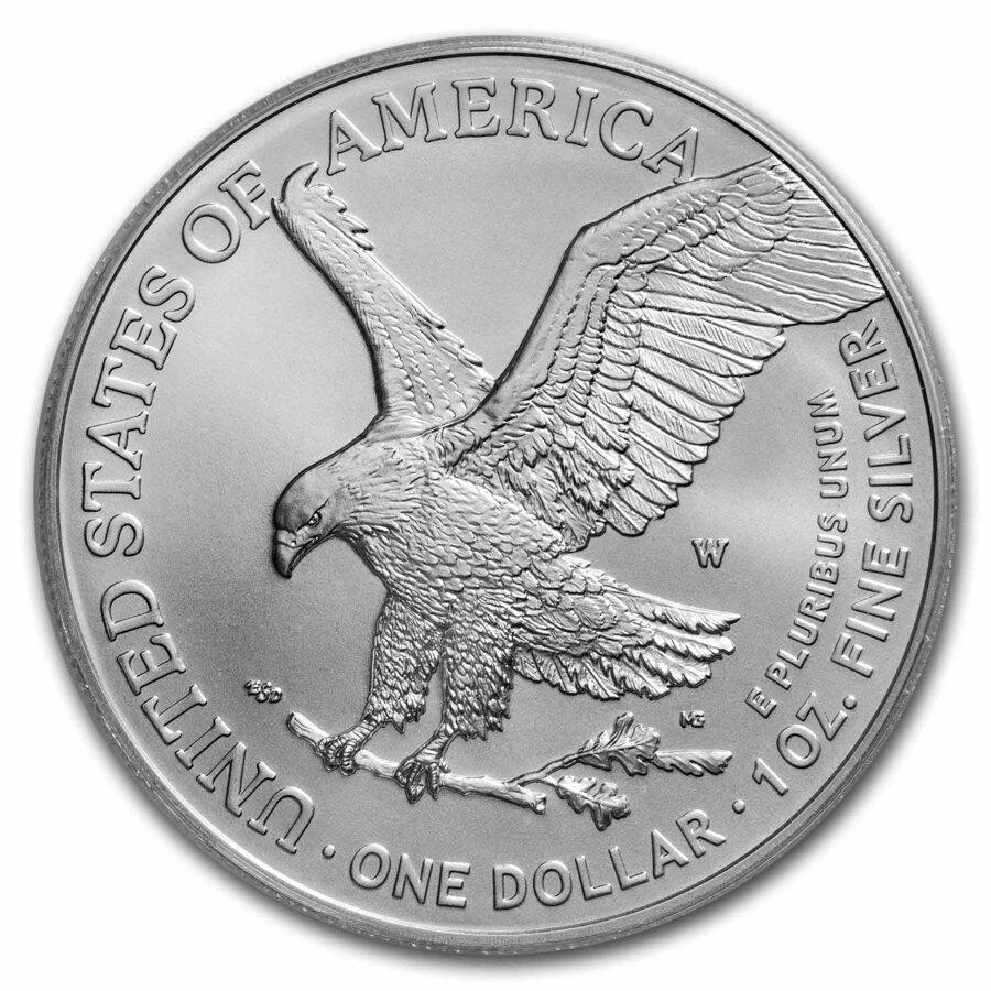 2022-W Burnished Silver Eagle SP-70 PCGS (Advanced Release)