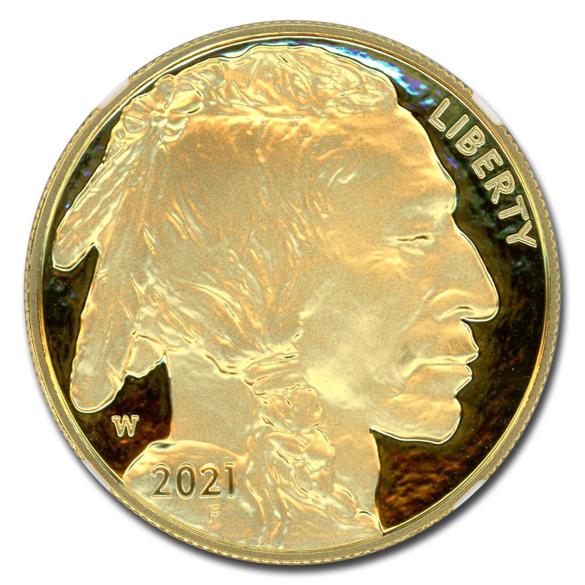 2021-W 1 oz Proof Gold Buffalo PF-70 NGC