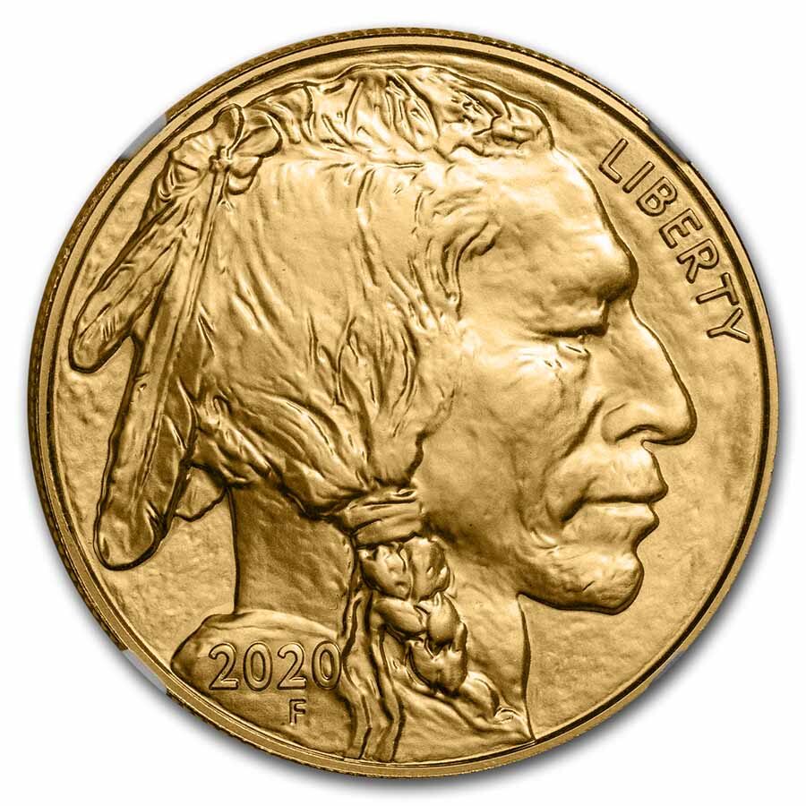 2020 1 oz Gold Buffalo MS-70 NGC