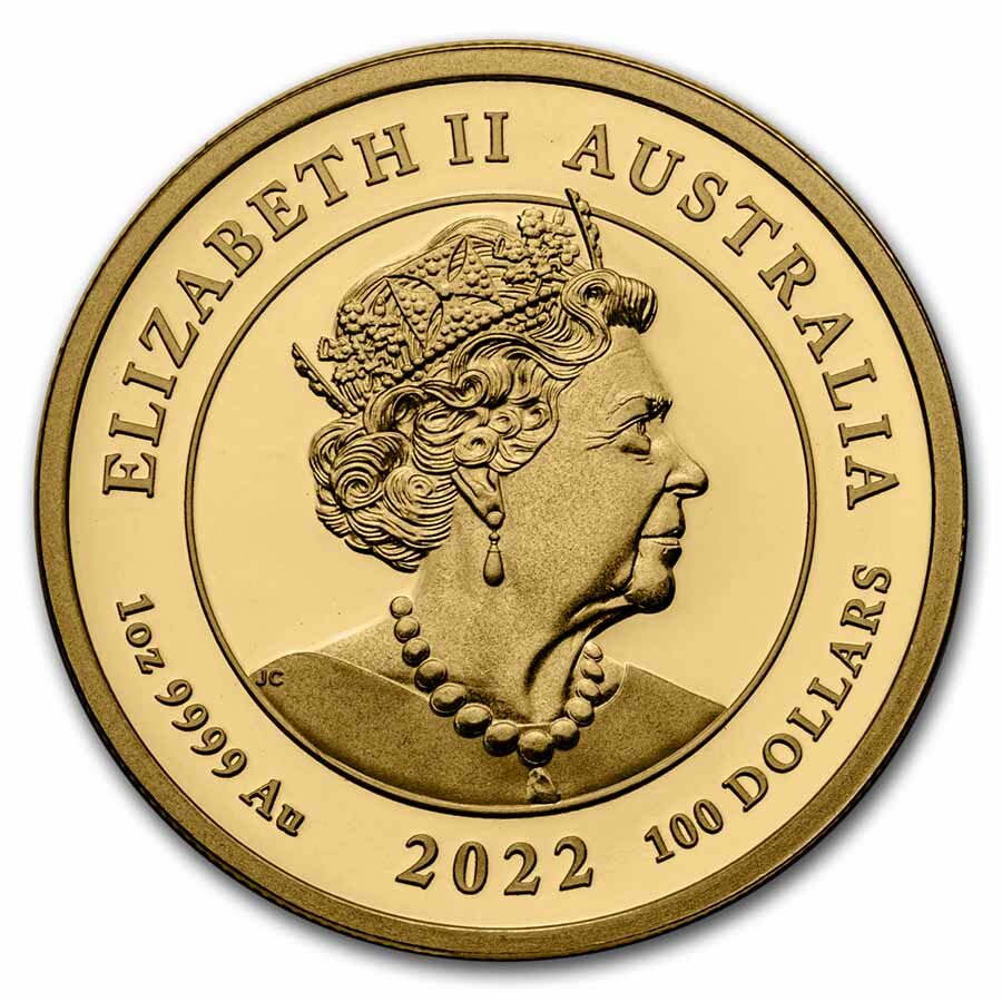 2022 Australia 1 oz Gold Griffin Proof (w/Box & COA)