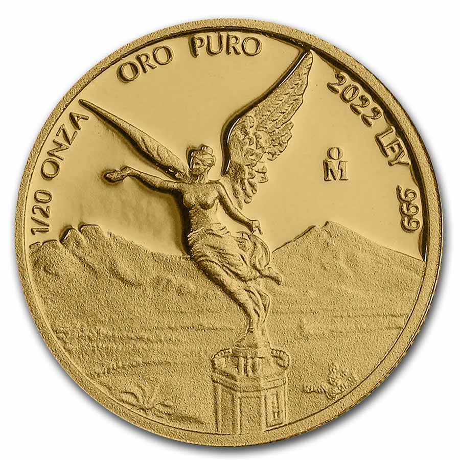 2022 Mexico 1/20 oz Pf Gold Libertad PF-70 NGC (ER, Coat of Arms)