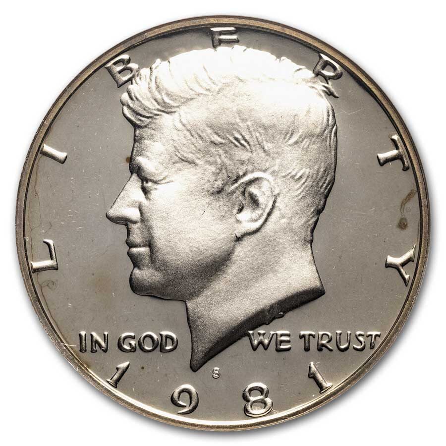 1981-S Kennedy Half Dollar Type 1 PF-69 UCAM NGC