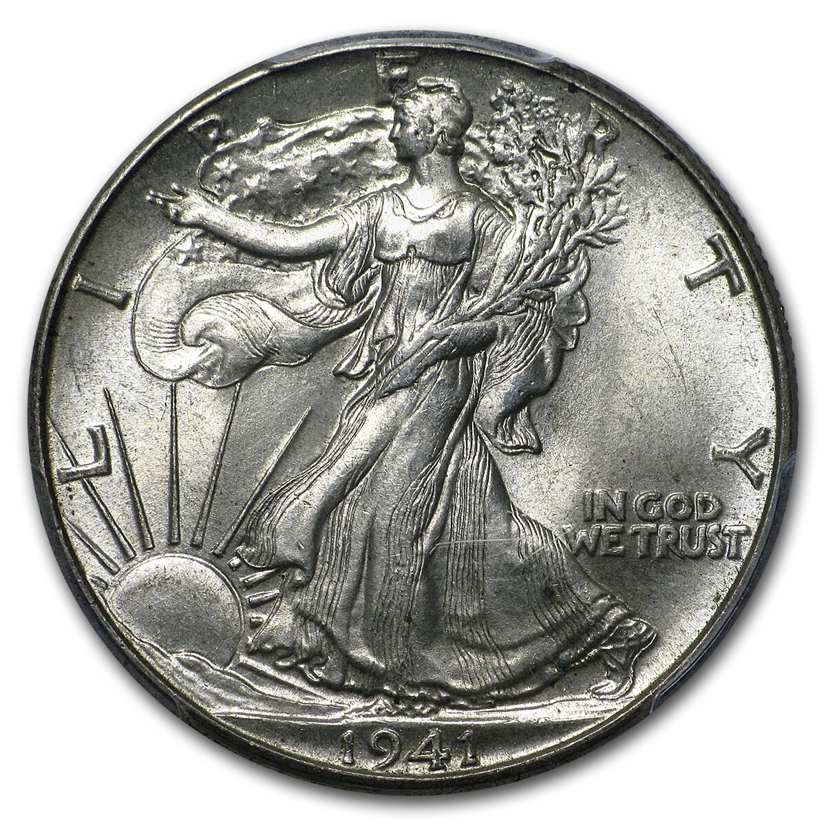 1941 Walking Liberty Half Dollar MS-64 PCGS