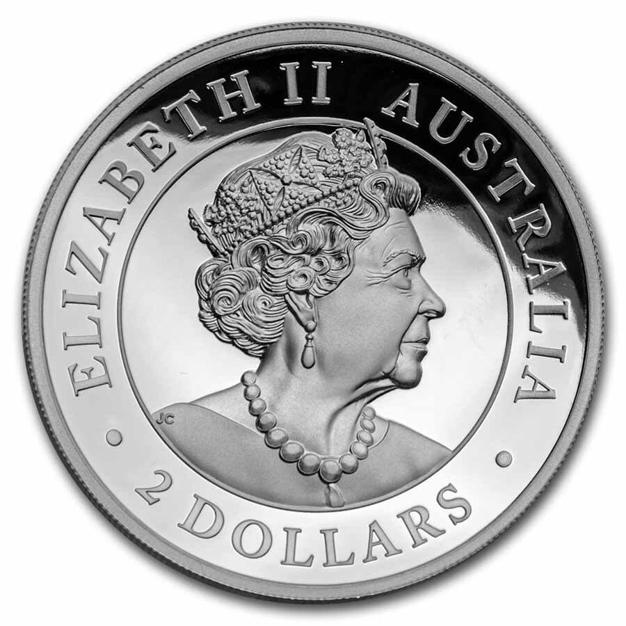 2022 Australia 2 oz Silver Australian Brumby High Relief PF