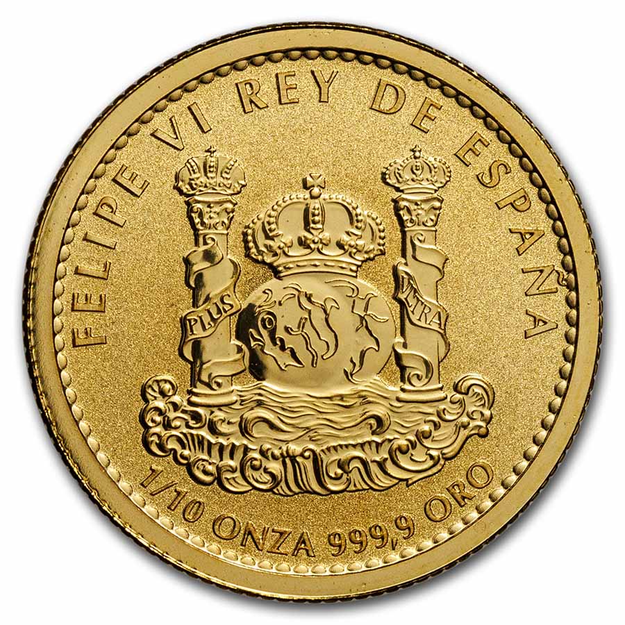 2022 Spain 1/10 oz Gold Reverse Proof Iberian Lynx Doubloon