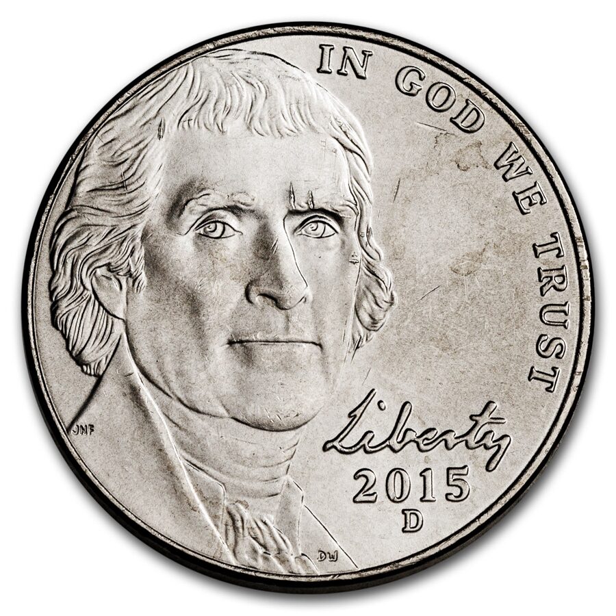 2015-D Jefferson Nickel BU