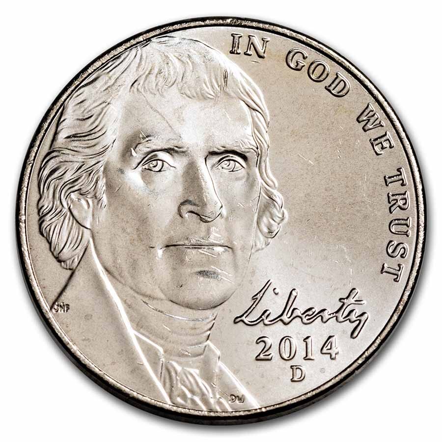 2014-D Jefferson Nickel BU