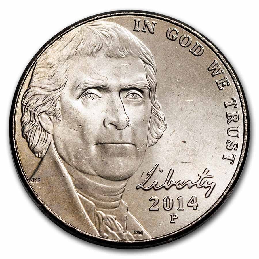 2014-P Jefferson Nickel BU
