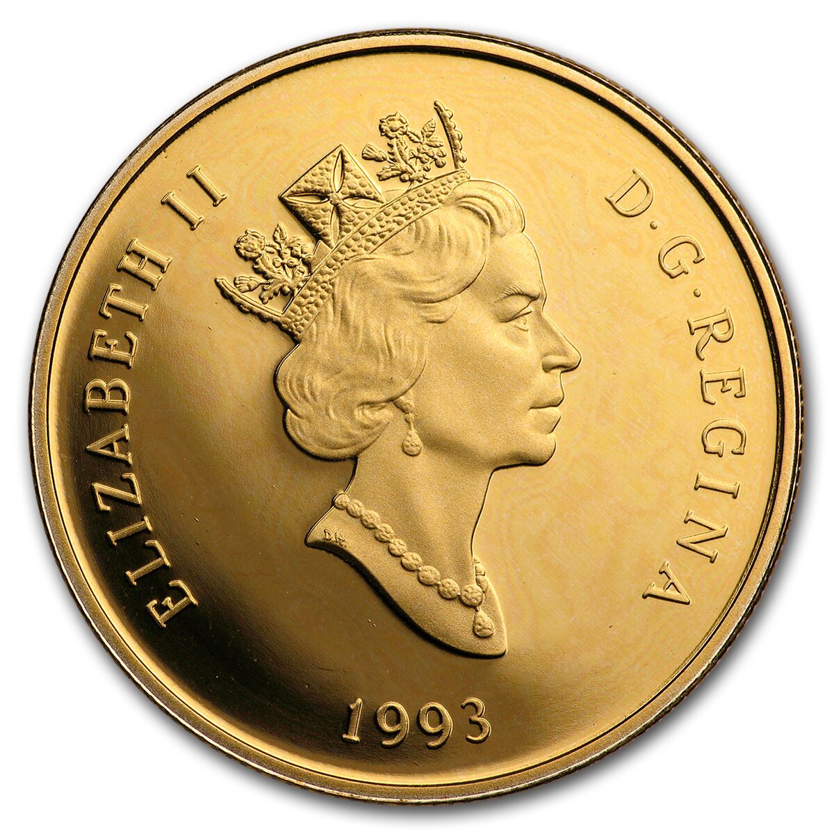 1993 Canada 1/4 oz Proof Gold $100 Horseless Carriage