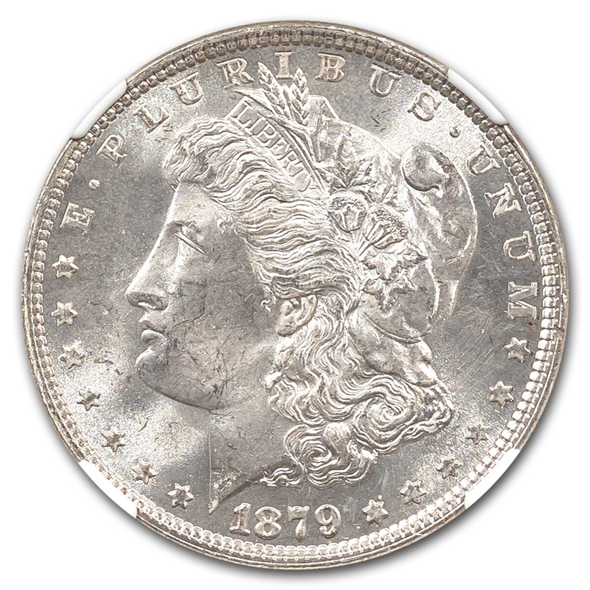 1879 Morgan Dollar MS-64 NGC (Green Label)