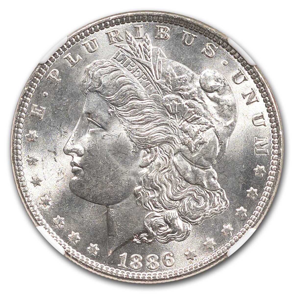 1886 Morgan Dollar MS-64 NGC (Green Label)