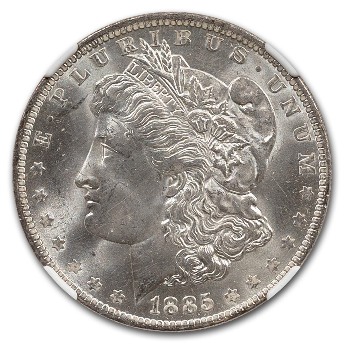 1885-O Morgan Dollar MS-63 NGC (Green Label)
