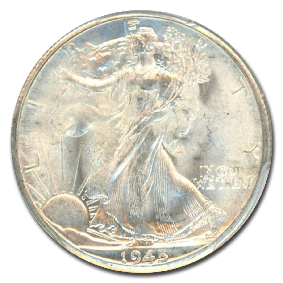 1945-D Walking Liberty Half Dollar MS-66 PCGS