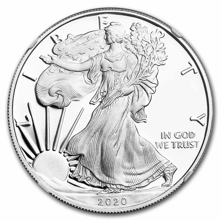 2020-W Proof American Silver Eagle PF-70 NGC (Moy)