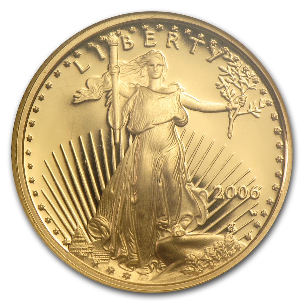 2006-W 1/10 oz Proof American Gold Eagle PF-69 UCAM NGC