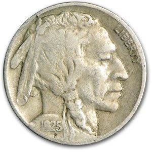 1925 Buffalo Nickel VF